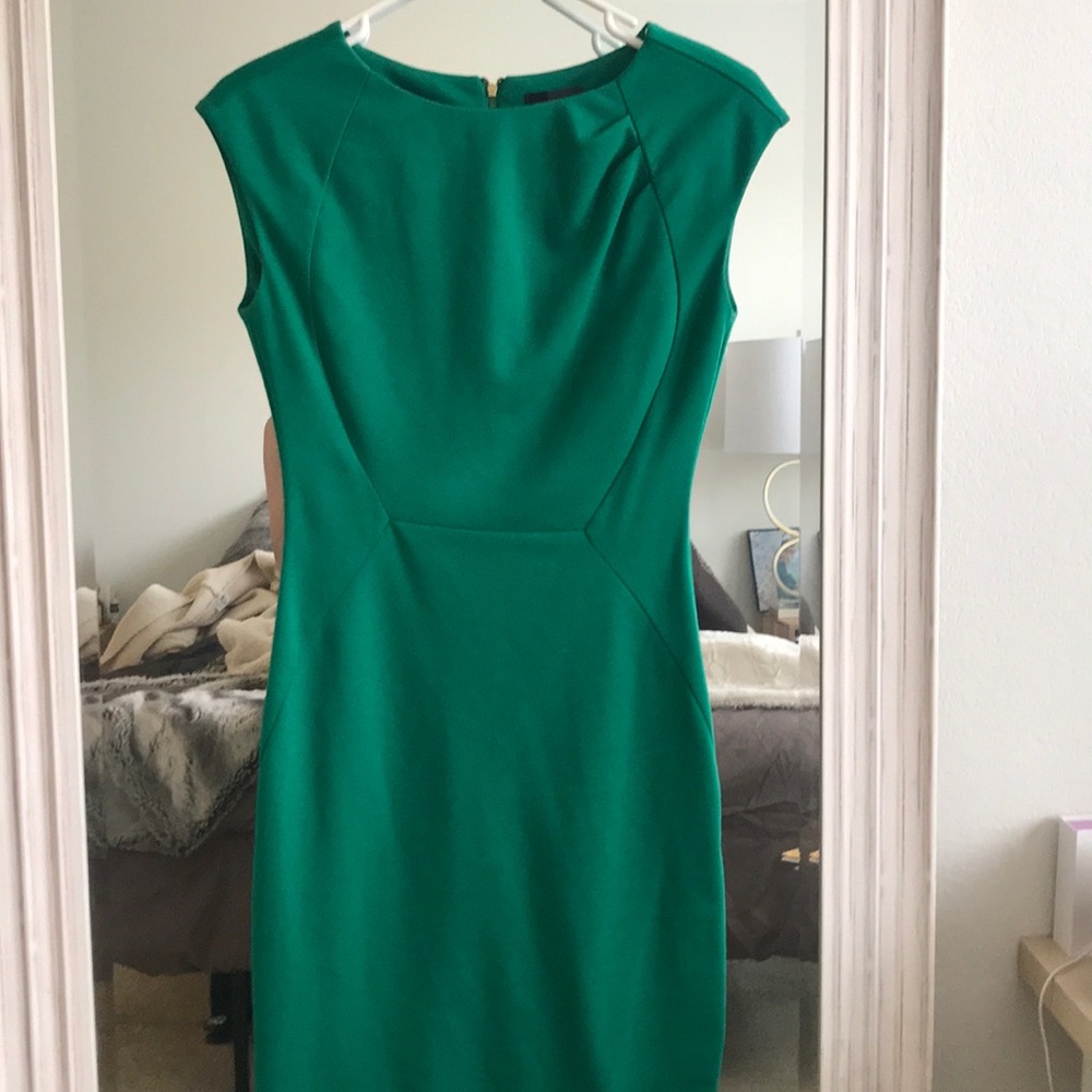Green business dress